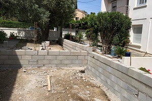 Chantier de gros oeuvre (maçonnerie)